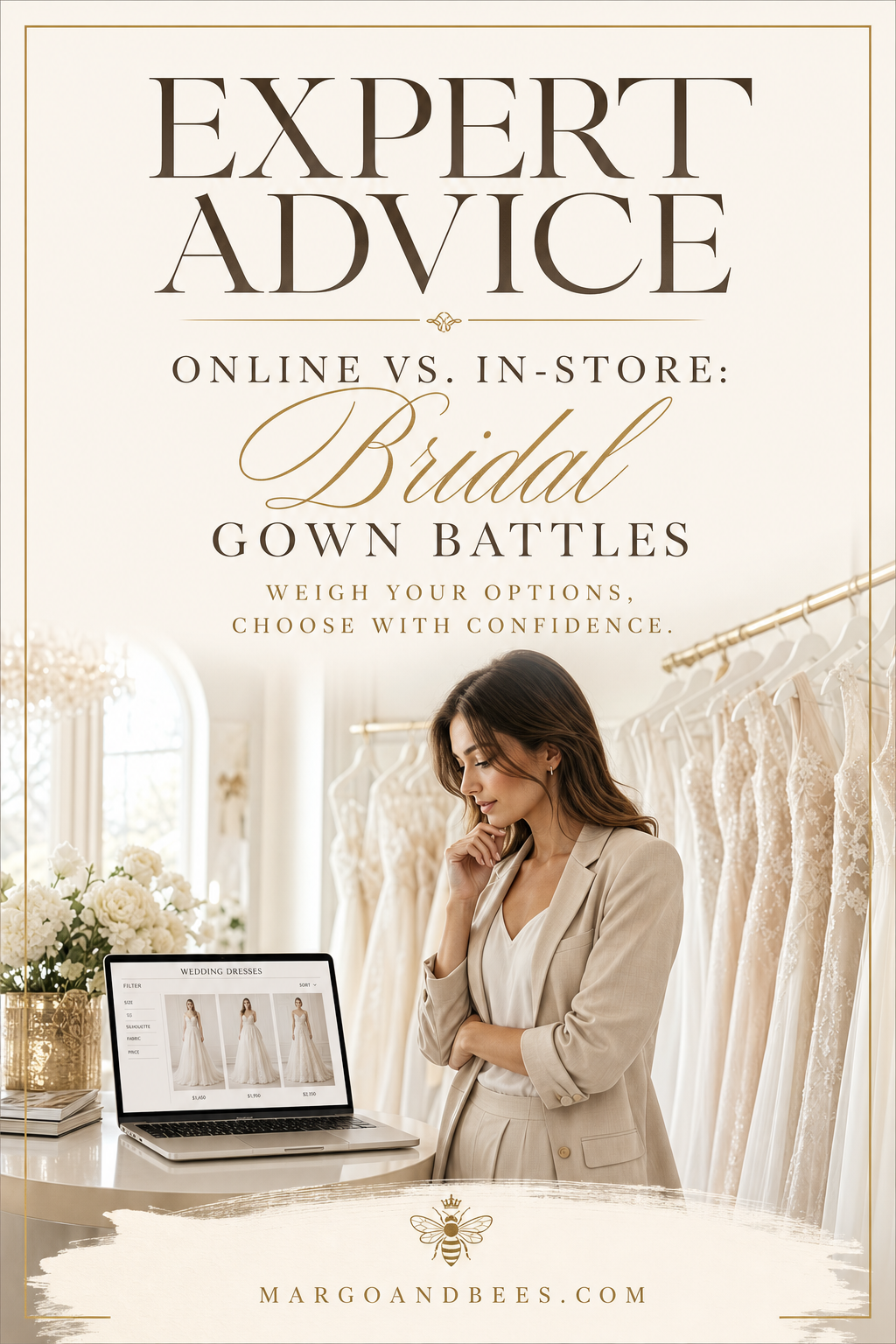 Choosing Your Perfect Wedding Dress: Online vs In-Store Pros & Cons-0