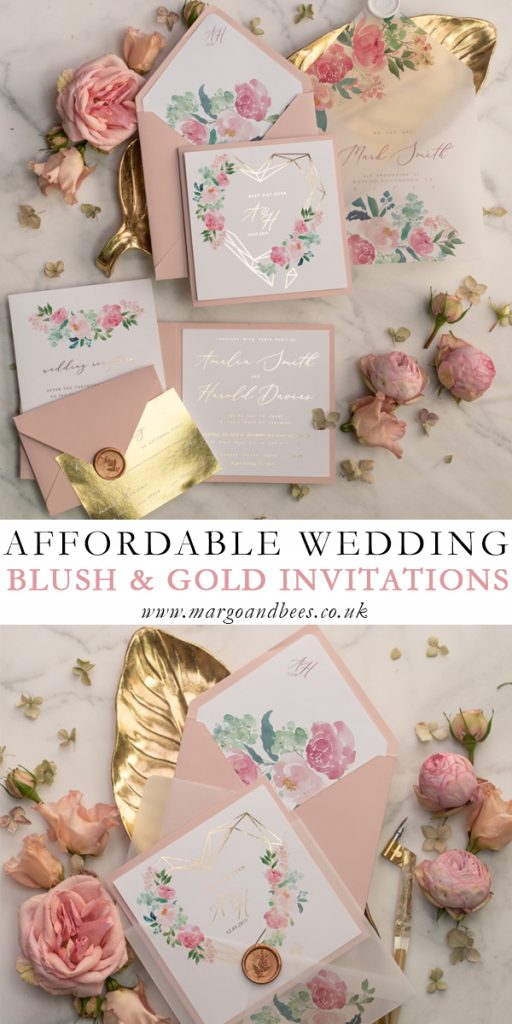 The Most Beautiful Affordable Gold Wedding Invitations Blog