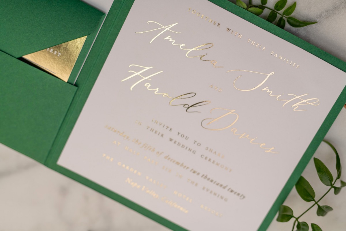 The most beautiful affordable gold wedding invitations – blog MargoAndBees