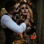 Moody dark Halloween wedding inspiration