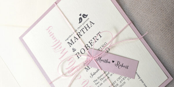 wedding invitations modern designed