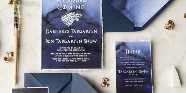 Game of thrones wedding invitations, game of thrones wedding, game of thrones wedding inspiration, winter wedding inspiration, winter wedding invitations, winter invitations, winter cards, acrylic wedding invitations, transparent wedding invitations, acrylic card, navy wedding invitations, watercolor wedding invitations, watercolor cards, watercolor invites, watercolor blue, dark blue wedding invitations, white wedding invitations, white lettering, watercolor wedding stationery