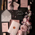 Romantic Blush Pink Box Wedding Invitation Suite, Elegant Affordable Wedding Invites, Luxury Acrylic Plexi Wedding Invitations, Glamour Vellum Wedding Cards