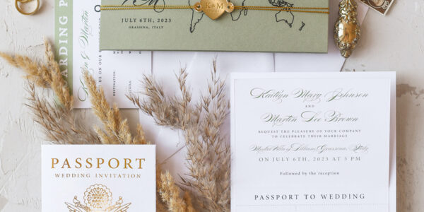 White Gold  Passport Wedding Invitation, Golden Plane Wedding Cards  Boarding Pass, Travel Passport Wedding Invitations  Abroad, Destination Wedding Invites, Travel Map Wedding Stationary