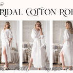 Custom bride robe, bridal robe puff long sleeve Sexy boudoir robe, bride cotton robe, Robes for bride with name on it