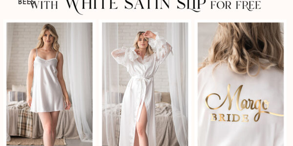 Personalised Satin Robes, Luxury Bride Dressing Gowns, Sexy sleeves Wedding Robes, Get Ready Bridal Robes with name on it , Hen Party Lace Silk Robes  Bridal Robe with lace puff sleeve and Nightgown Set, bridal robe kimono sleeve