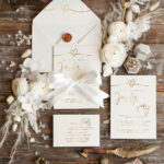 Elegant and Luxurious Wedding Invitations for a Glamorous and Modern Celebration