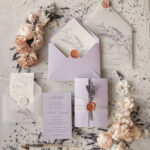Enchanting Elegance: Lavender Wedding Stationery Sets the Perfect Tone