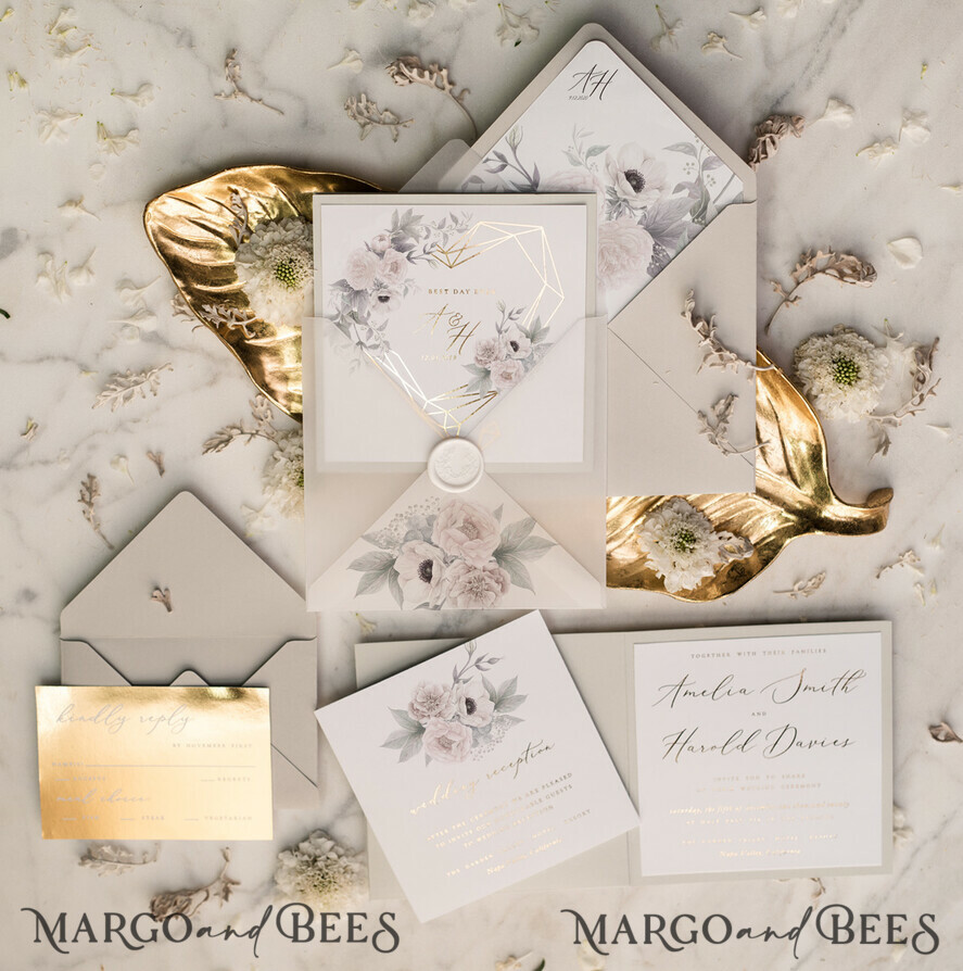 9 Essentials for White and Gold Floral Wedding Color Scheme