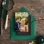 “Keep the Date Close with a Wedding Save the Date Card and Don’t Forget Magnet”