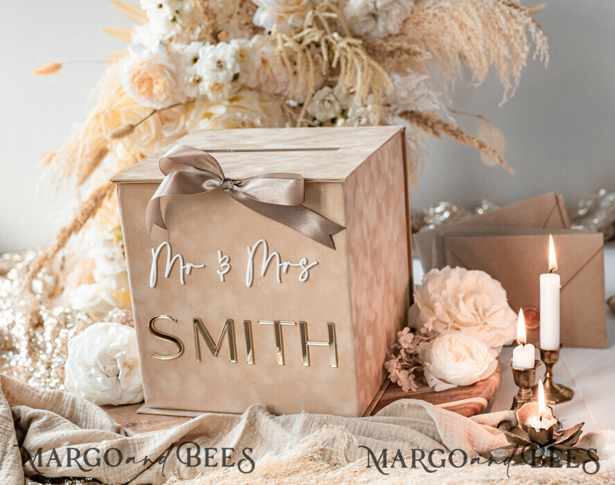 Mr. & Mrs. Personalized Wedding Keepsake Box