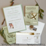 Journey of Love: Essentials for Passport-Inspired Sage Green Wedding