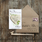 “Summer Wedding Save the Date Card: Includes Fridge Magnets and Craft Envelope”