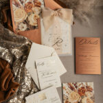 Urban Elegance: Terracotta Invitations for a Minimalistic & Romantic City Hall Wedding