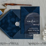 Essentials for a Classical, Dreamy, and Elegant Wedding: Navy Blue Minimalistic Elegance