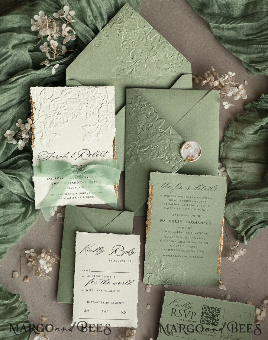 Essentials for a Classical Picturesque Dreamy Romantic Elegant Wedding Celebration: Sage Green, Black, & Gold Floral Wedding Inspiration