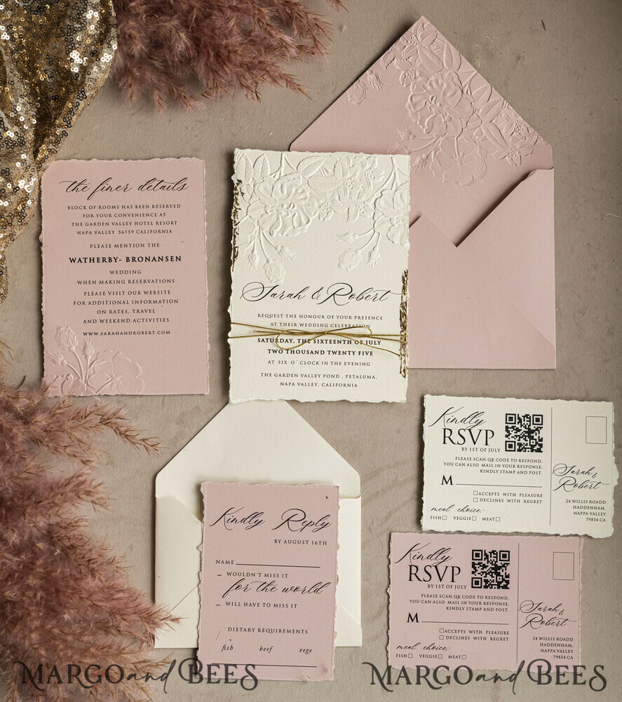 Essentials for a Classical Picturesque Dreamy Romantic Wedding Celebration: Romantic Elegance with Pink & Brown Velvet Floral Embossed Wedding Inspiration