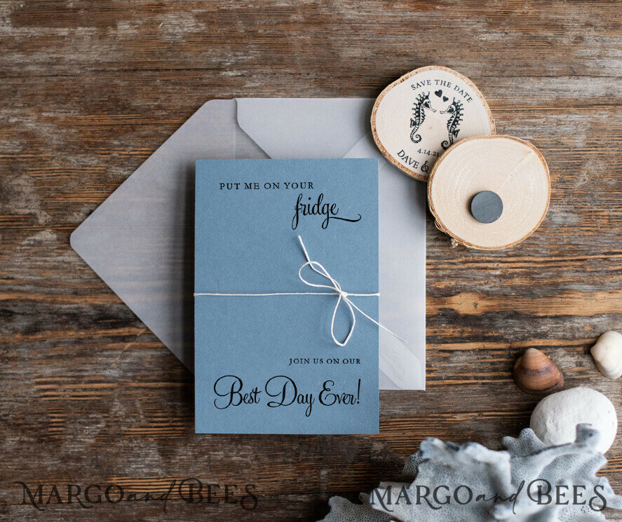 Personalised Beach Save the Date Magnets and Card, Travel Wedding Save The Dates , Wedding Destination Save The Date Cards