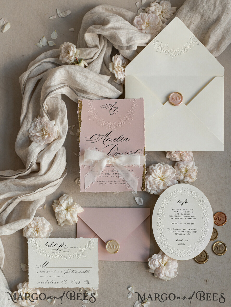 Timeless Elegance: Fine Art & Boho Wedding Invitation Suites