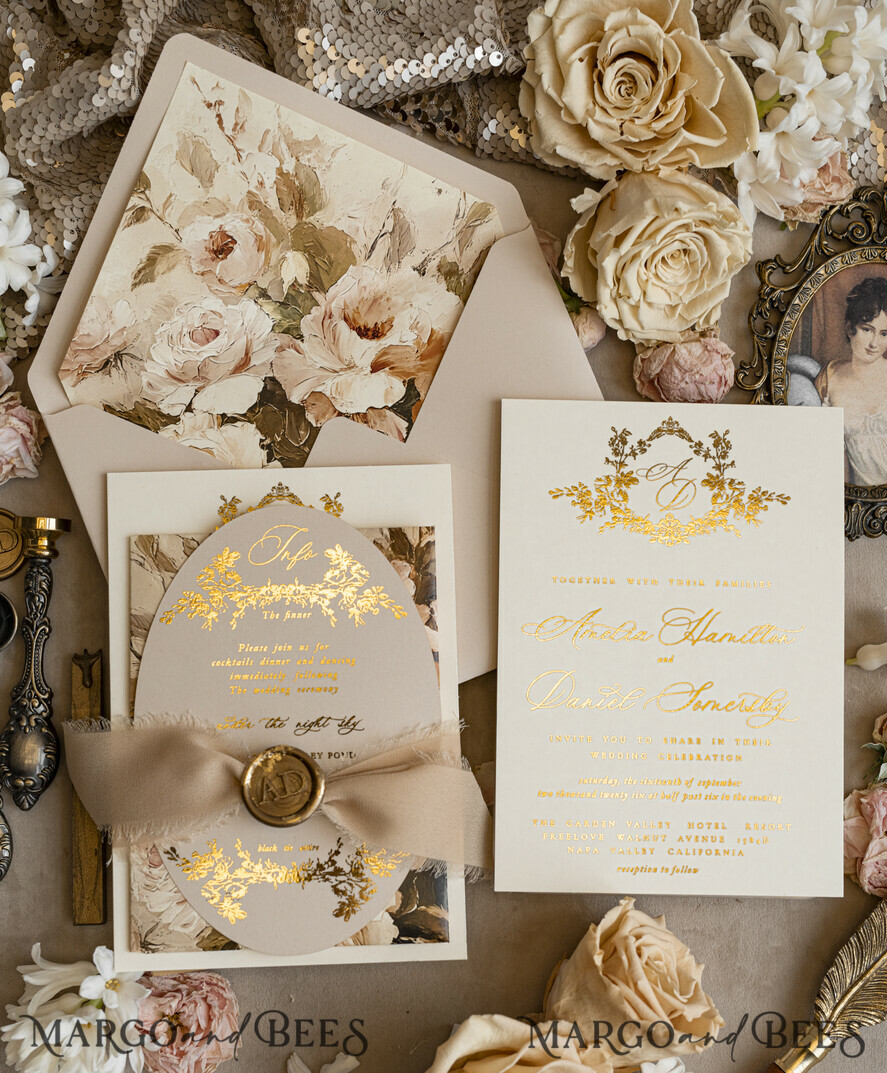 Timeless Elegance: Vintage Baroque & Golden Wedding Essentials