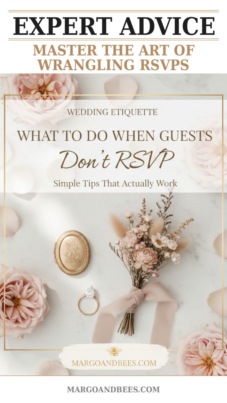 How to Manage Wedding Guests Who Don’t RSVP: Expert Tips