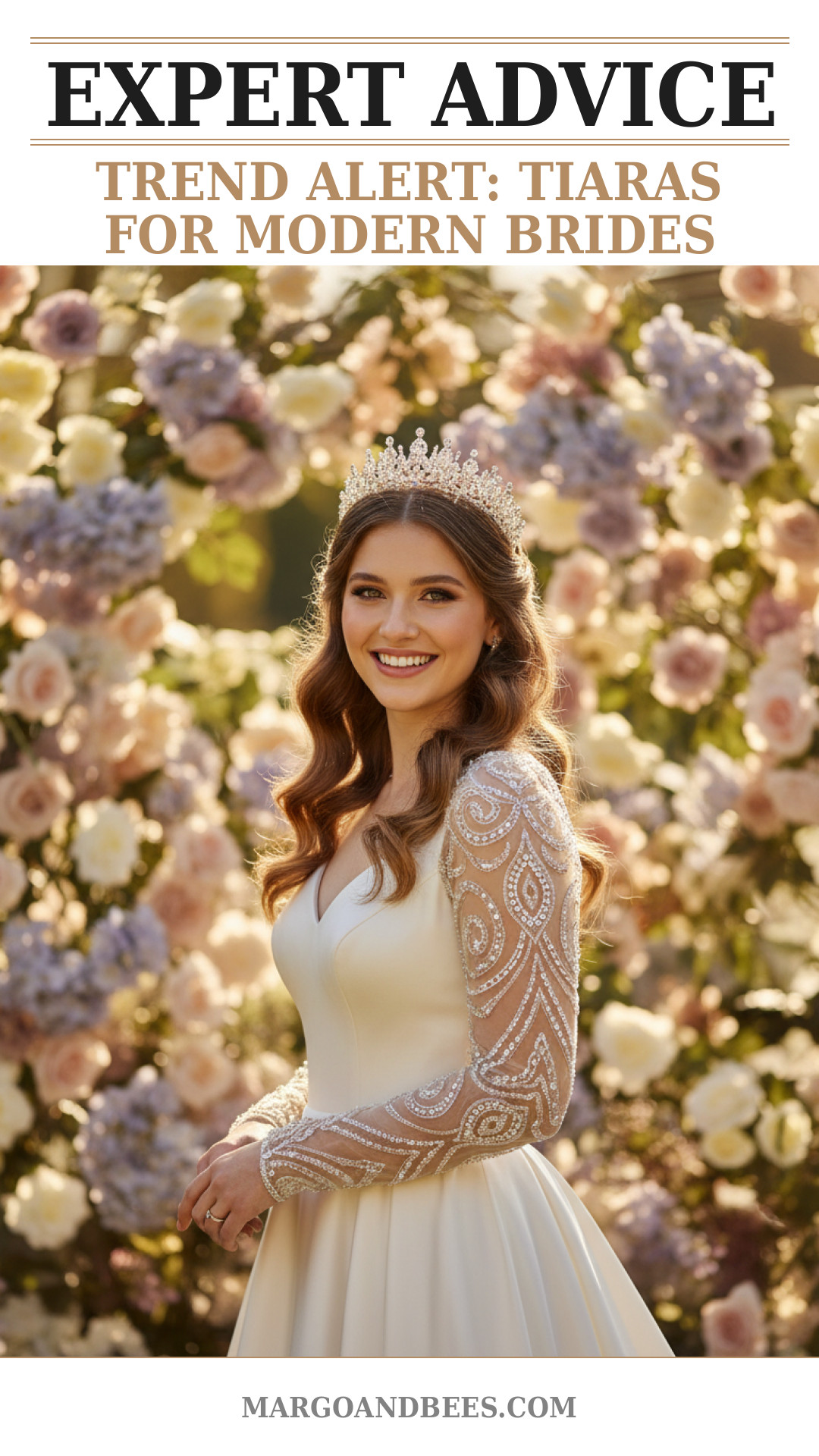 2026 Bridal Accessory Trends: Tiaras & Sparkles for Your Wedding Day Look-1