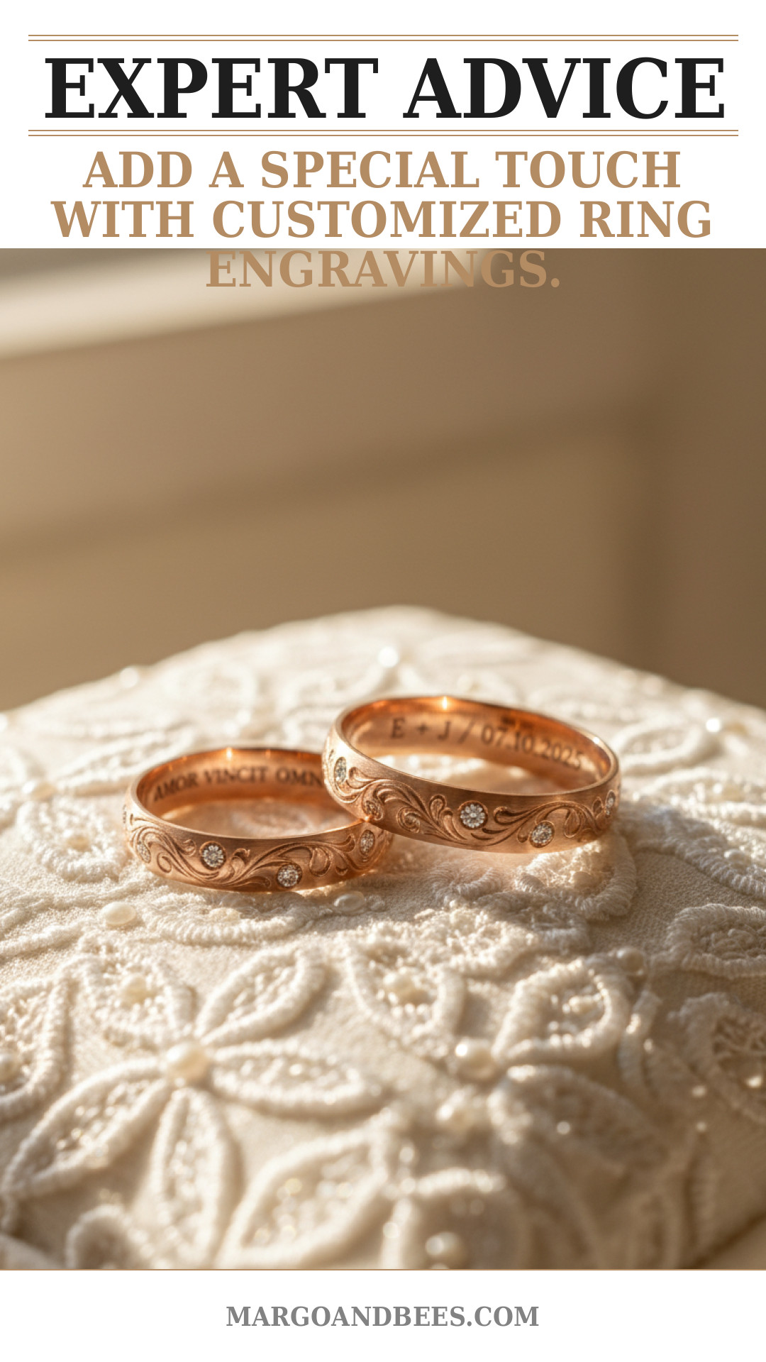 100 Meaningful Engraving Ideas for Wedding Rings to Personalize Your Love Story-2
