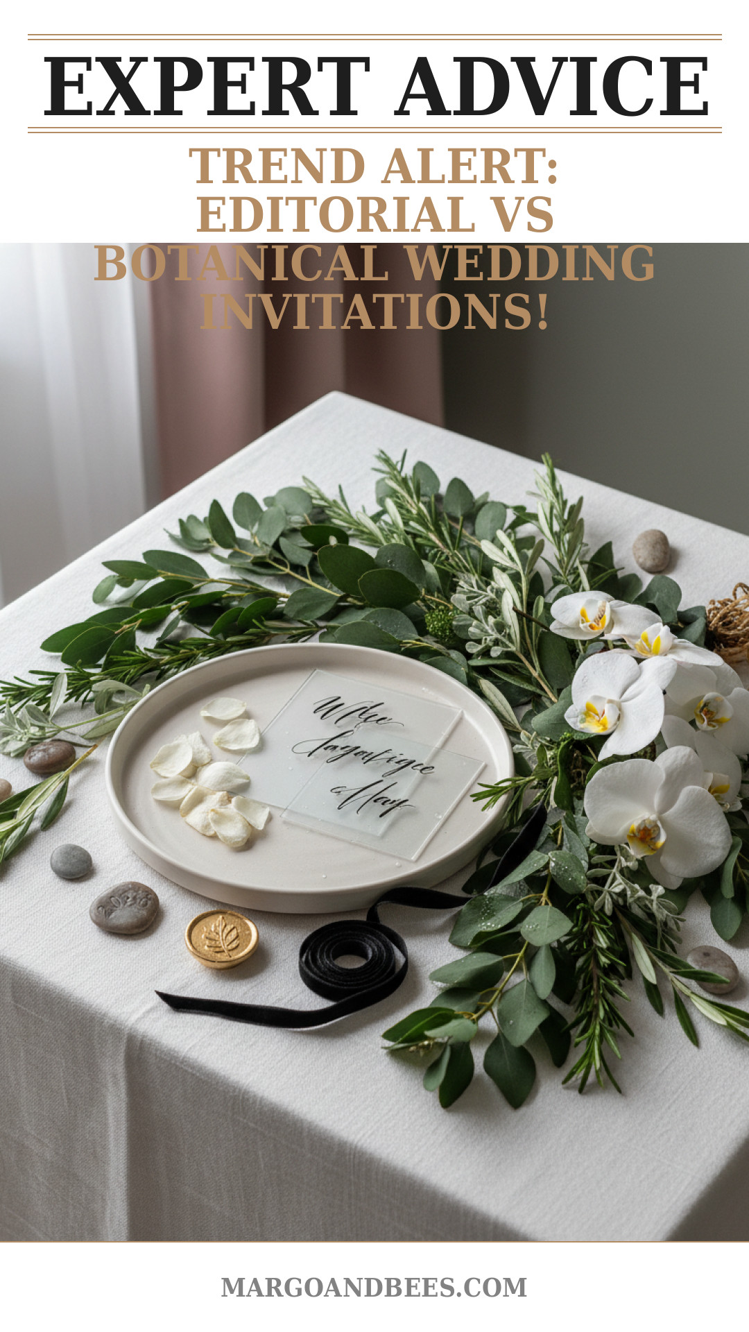 2026 Wedding Invitation Trends: Editorial Minimalism vs. Botanical Maximalism-1