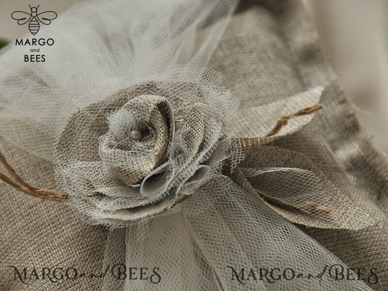 Pillow • Personalized Ring Box for Vintage Boho Wedding Ceremony-3