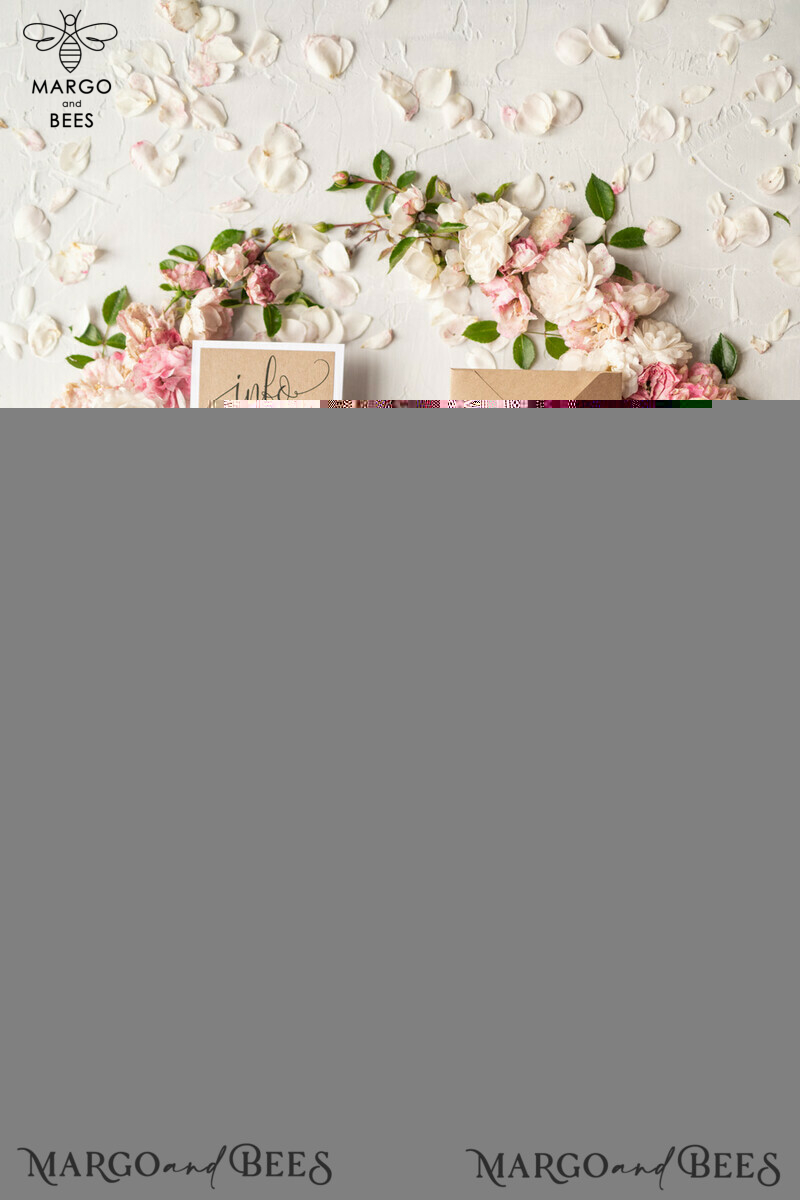 Cheap Wedding invitation Craft Minimalist Stationery Eco Craft Paper Suite We Do Ivites-1