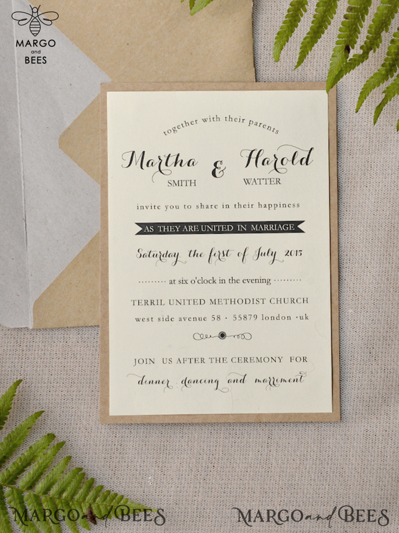 cheap wedding invitations modern designed  -2
