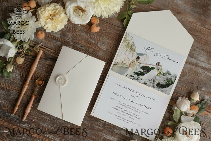 Modern Wedding invitations, Elegant wedding invitation Suite • Romantic Wedding Stationery • Luxury wedding Invites-3