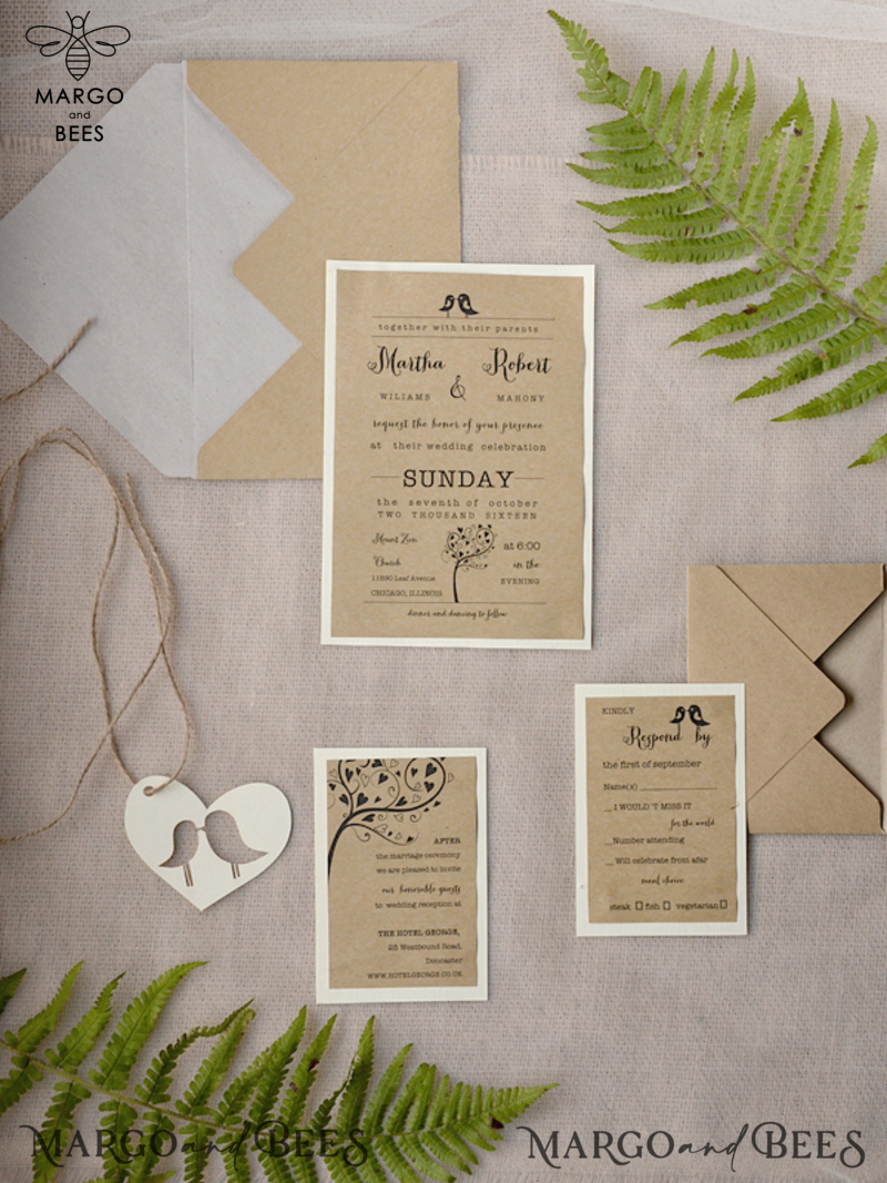 wedding invitations suite modern designed  -0
