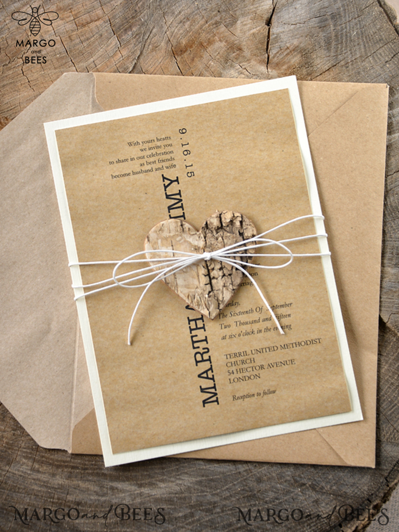 custom wedding invitations romantic  -1