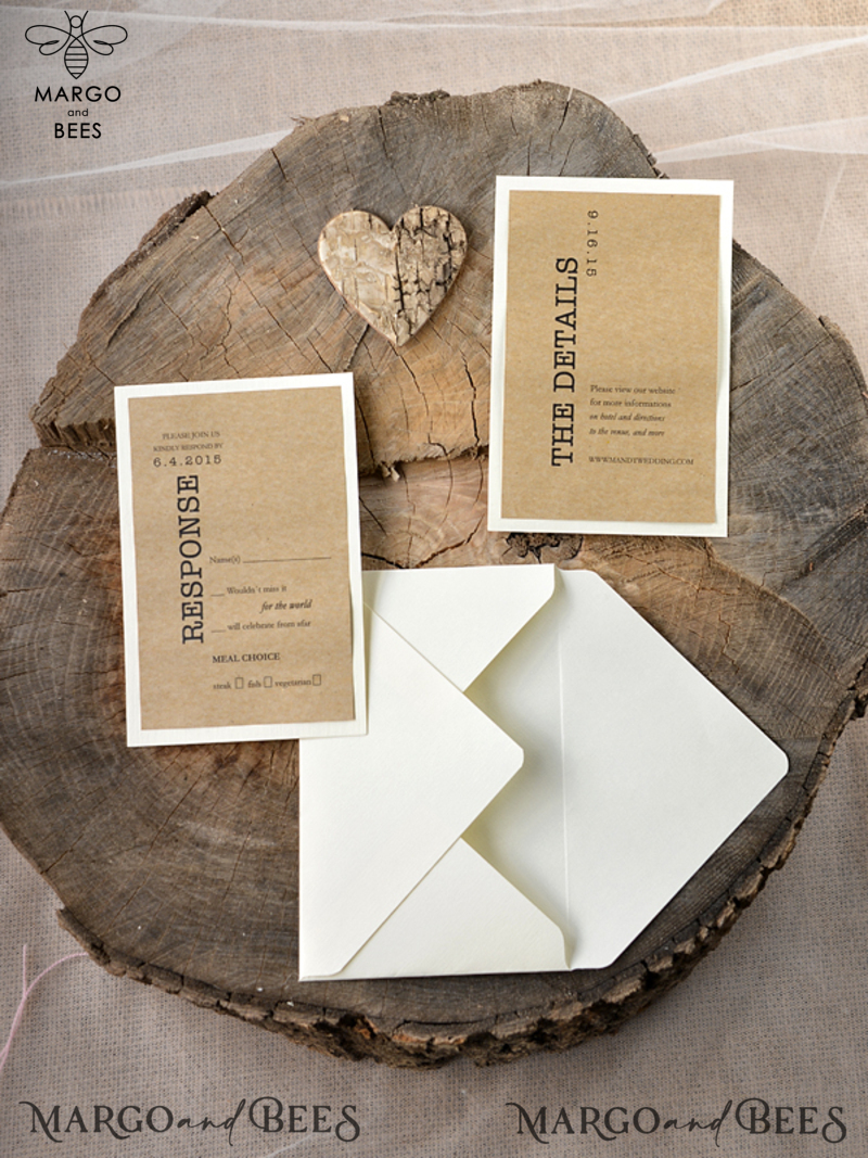 custom wedding invitations romantic  -7