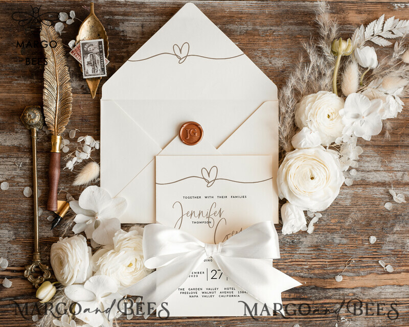 Unique and Elegant Wedding Invitation Suite: Simple and Stunning Wedding Invites-6