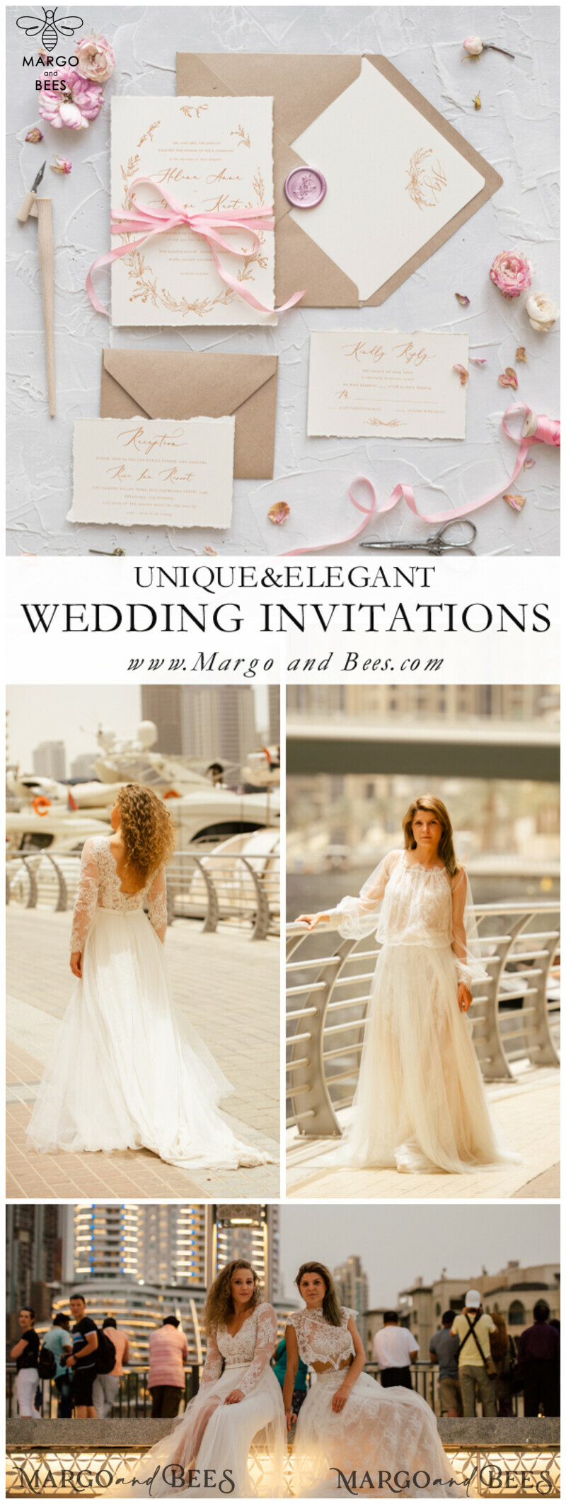 Minimalistic And Modern Wedding Invitations, Elegant And Handmade Wedding Invites, Bespoke Wedding Stationery, Romantic Wedding Cards-1