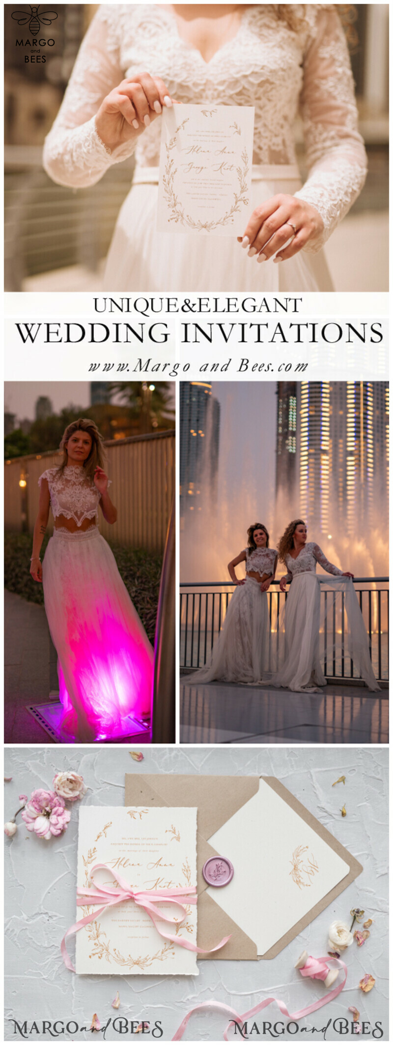 Minimalistic And Modern Wedding Invitations, Elegant And Handmade Wedding Invites, Bespoke Wedding Stationery, Romantic Wedding Cards-6