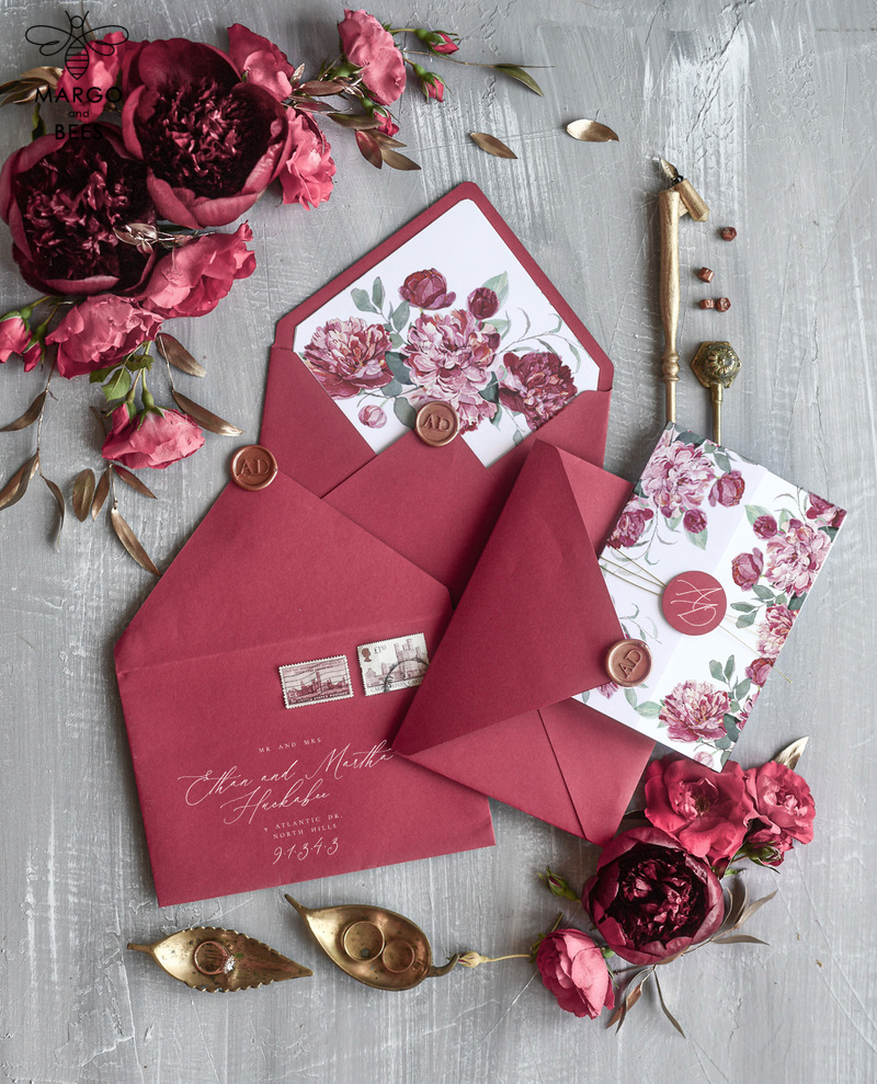 Wedding invitations designs, Classic wedding invitations • Elegant Wedding Invitation Suite • Handmade wedding Invites-6
