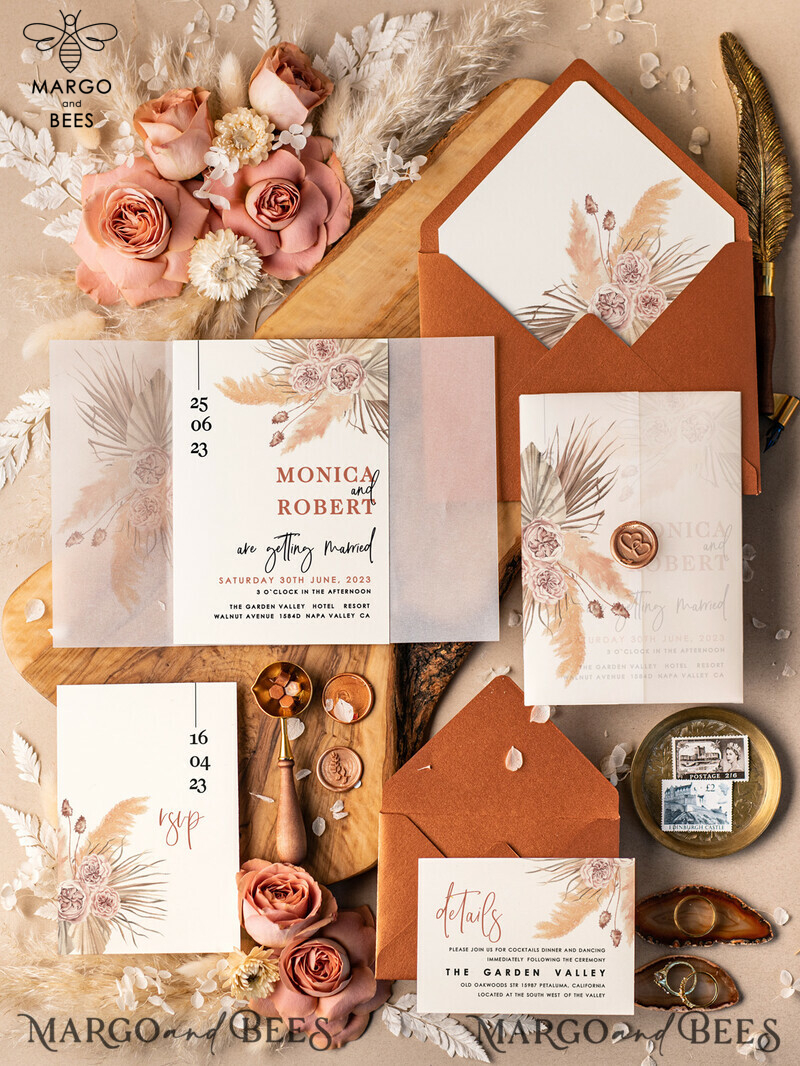 Customize Your Special Day with Elegant and Romantic Wedding Invitation Suite: Indulge in Luxury Wedding Invites and Stationery-0