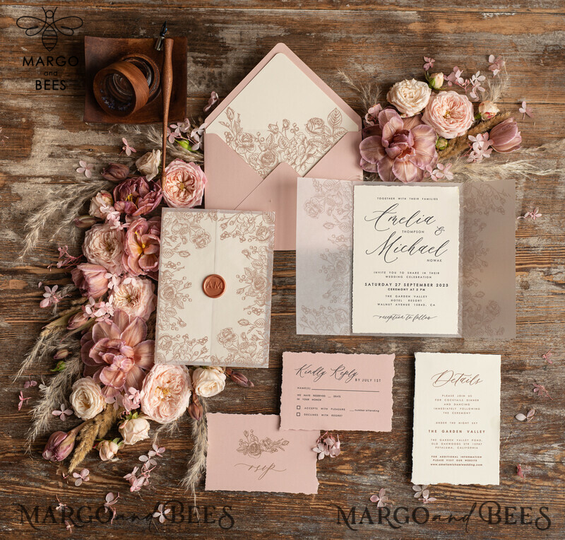 Chic and Simple: The Perfect Handmade Wedding Invitation Suite-0