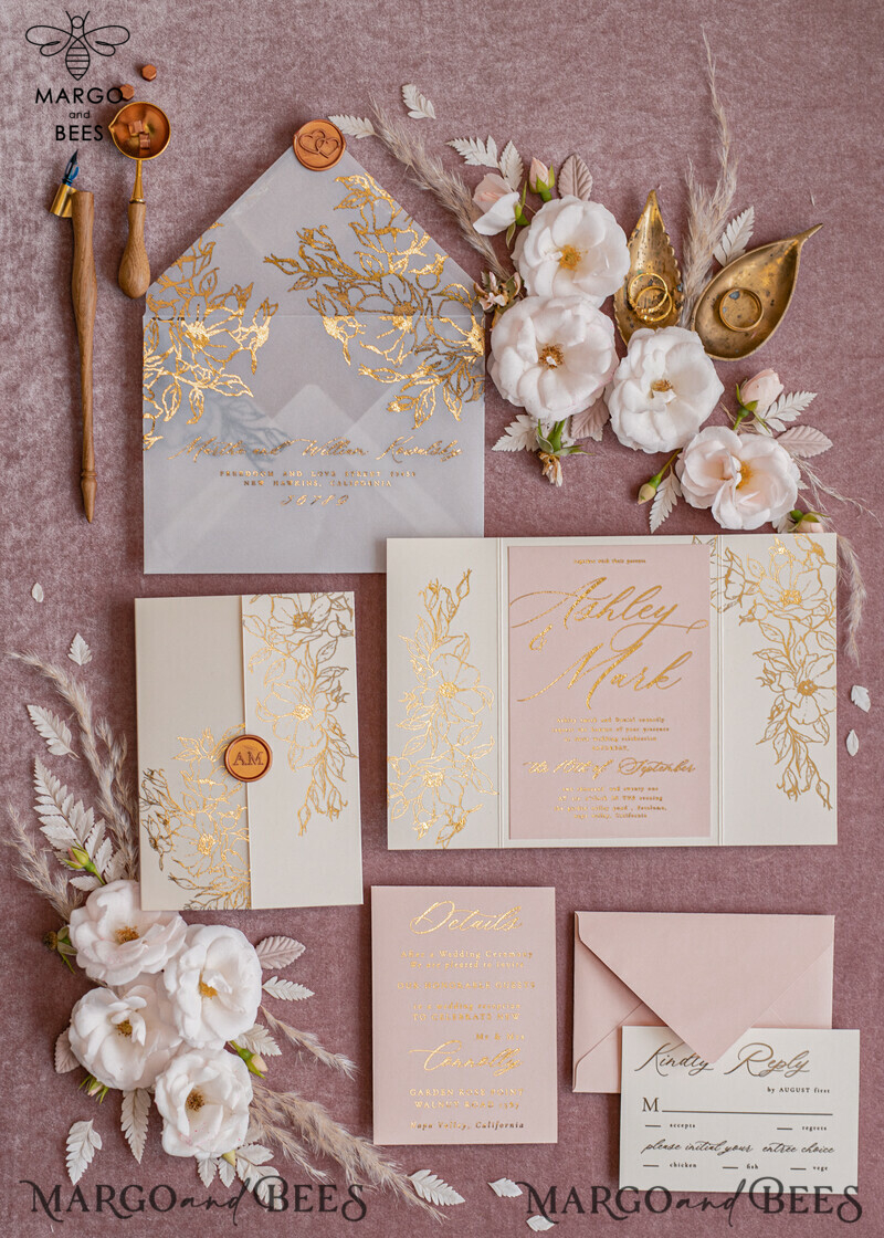 Bespoke wedding invitation cards, Glamour Wedding Invitations • Glitter Shine Wedding Invitation Suite • Luxury Wedding Cards-0