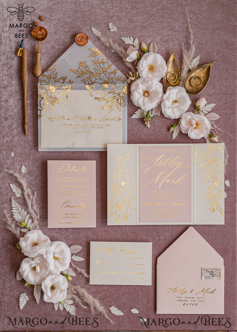 Bespoke wedding invitation cards, Glamour Wedding Invitations • Glitter Shine Wedding Invitation Suite • Luxury Wedding Cards-7