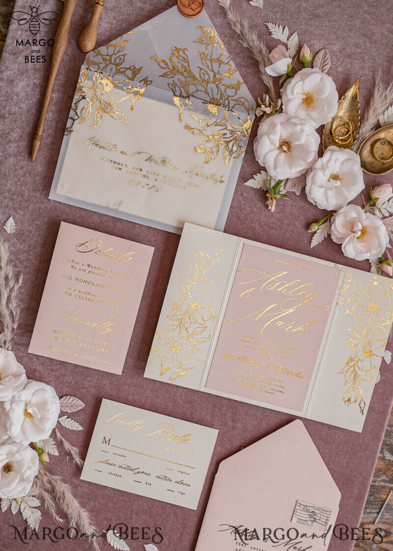 Bespoke wedding invitation cards, Glamour Wedding Invitations • Glitter Shine Wedding Invitation Suite • Luxury Wedding Cards-8
