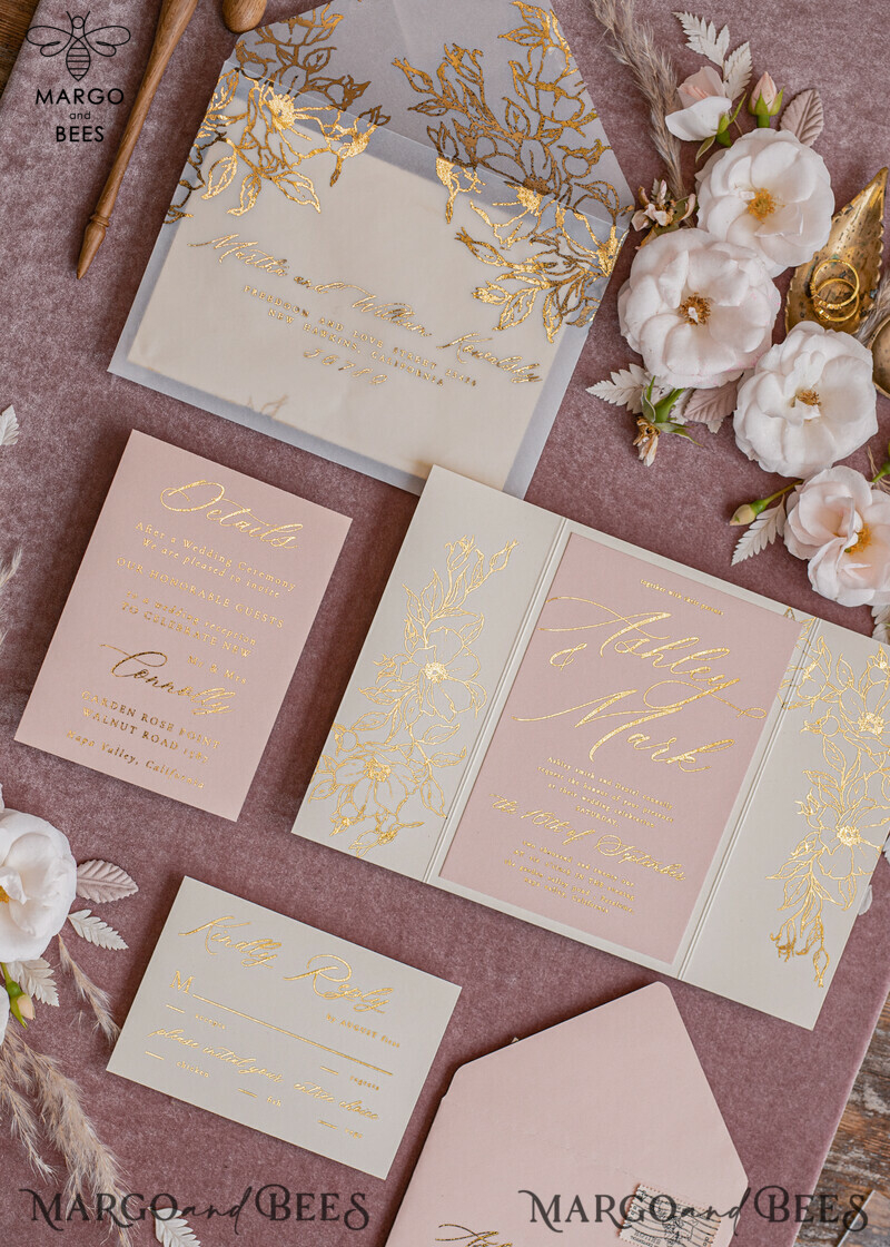 Bespoke wedding invitation cards, Glamour Wedding Invitations • Glitter Shine Wedding Invitation Suite • Luxury Wedding Cards-9