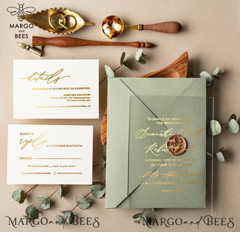 Affordable Glamour: Glitter Shine Wedding Invitation Suite - Luxury Wedding Cards at an Affordable Price-2