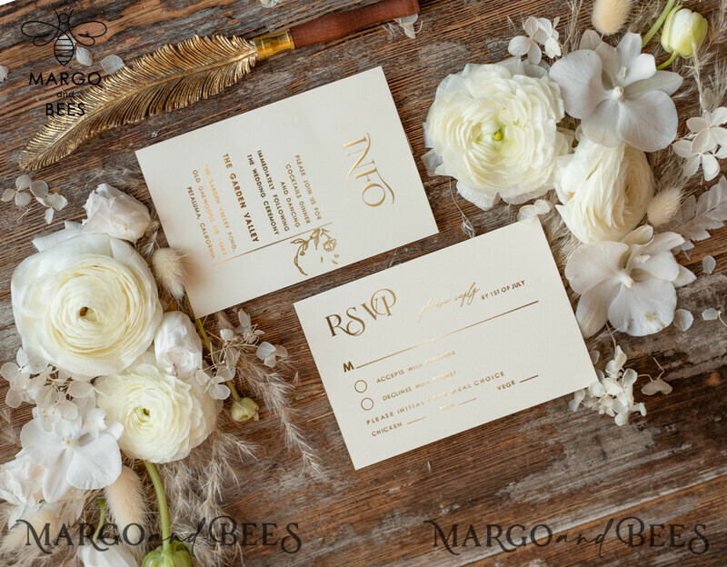 Romantic Wedding invitations, Glamour Wedding Invitations • Glitter Shine Wedding Invitation Suite • Luxury Wedding Cards-2