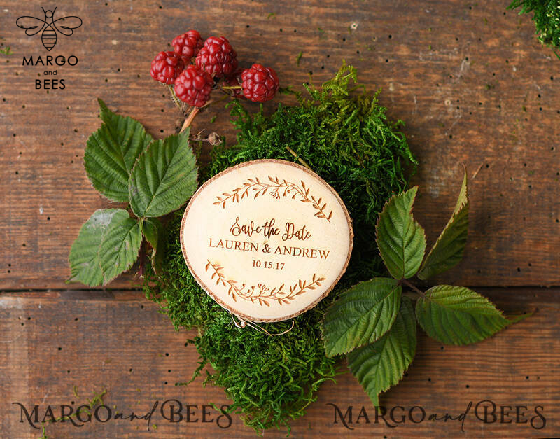 Save the date custom wording fridge magnets   -3