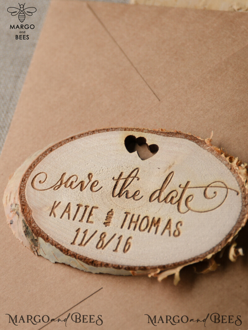 Personalised Wedding Save the Dates: Magnetic Keepsakes for Your Special Day-3