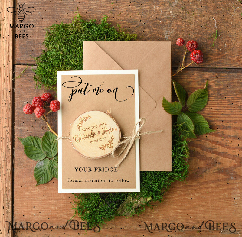 Handmade Save the Date Magnets Cards: A Personalized and Memorable Way to Announce Your Special Day-1